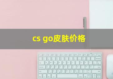 cs go皮肤价格